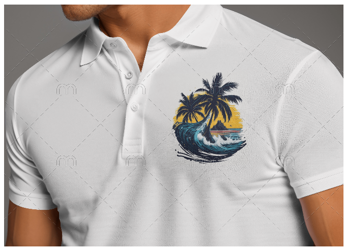 Beach Island Polo T-shirt