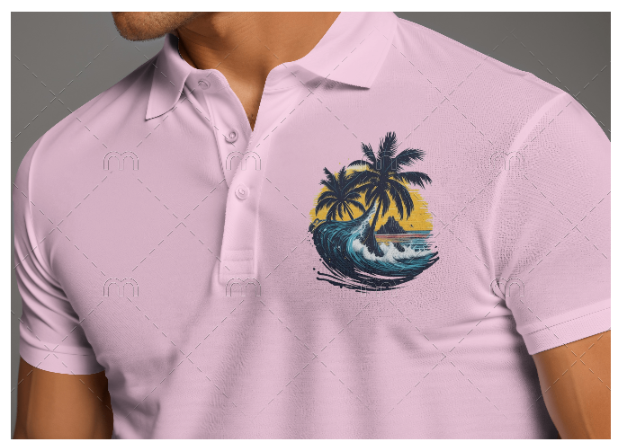 Beach Island Polo T-shirt