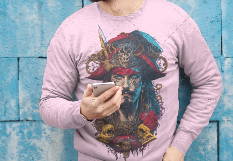 A Graphic pirate Sweatshirt