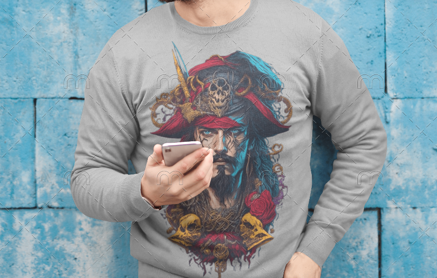 A Graphic pirate Sweatshirt