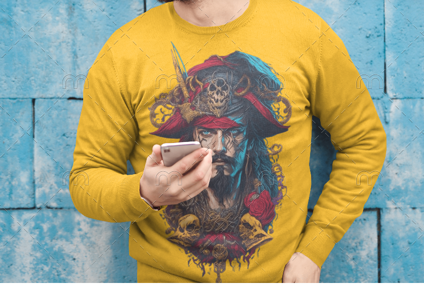 A Graphic pirate Sweatshirt