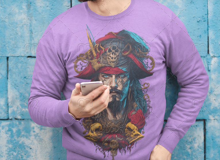 A Graphic pirate Sweatshirt