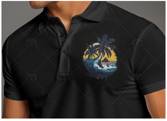 Beach Island Polo T-shirt