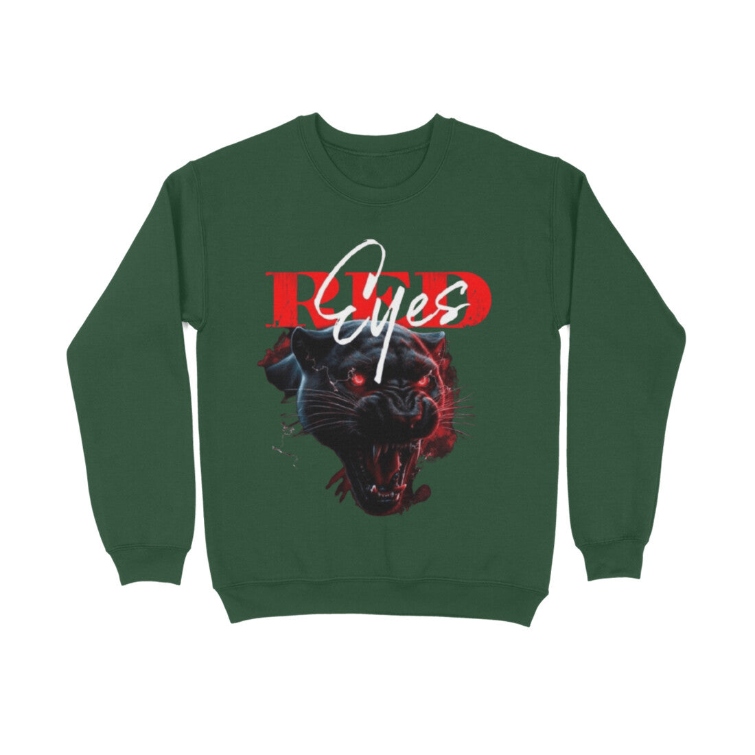 Red EYES Panther Sweatshirt